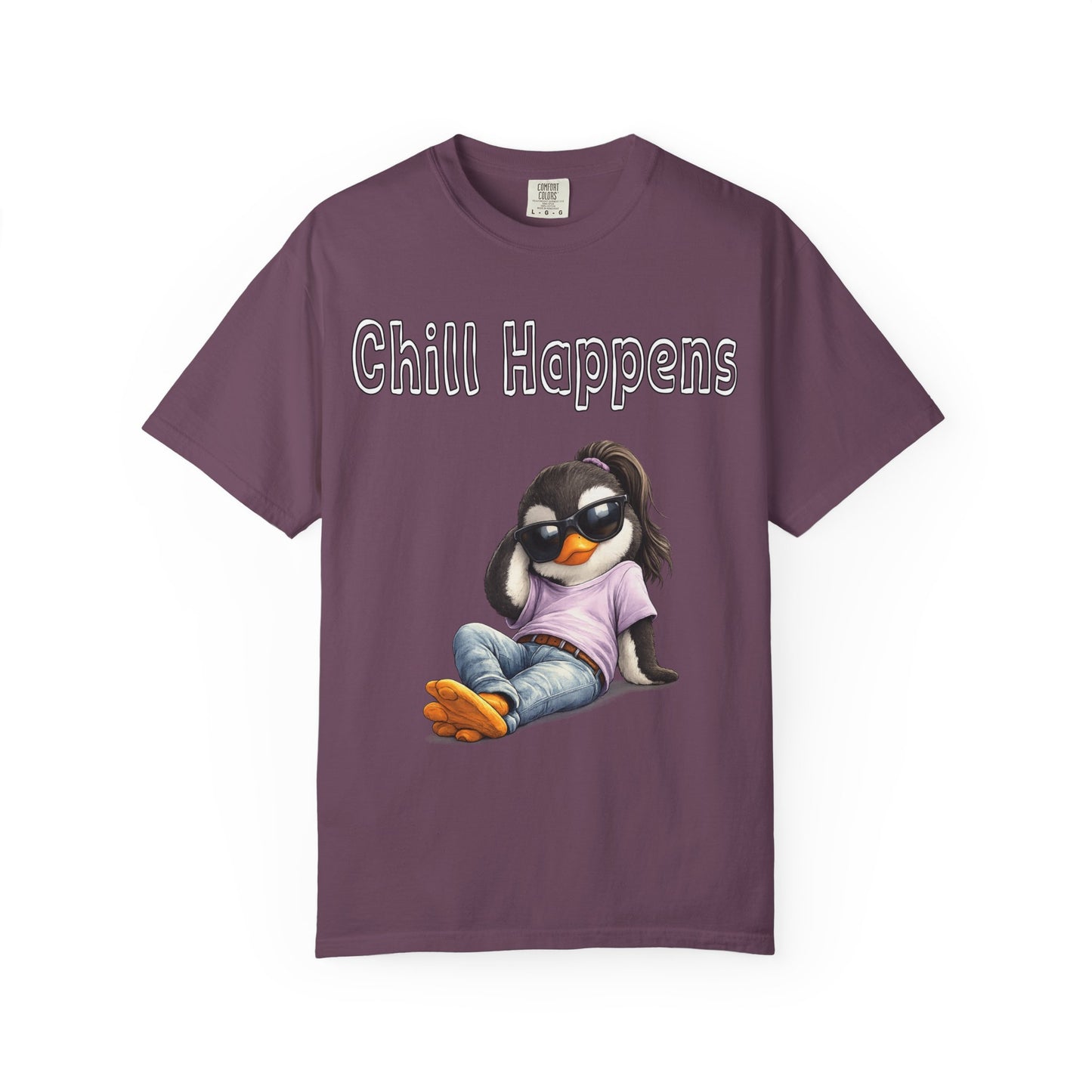 "Chill Happens" T-shirt Penguin Series