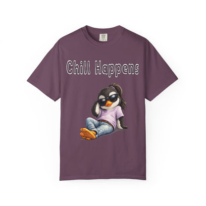"Chill Happens" T-shirt Penguin Series