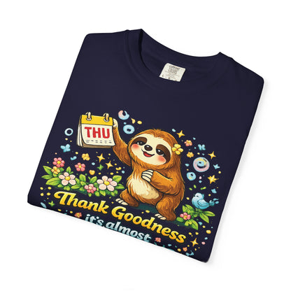 Thursday - Procrastination Sloth Series T-shirt