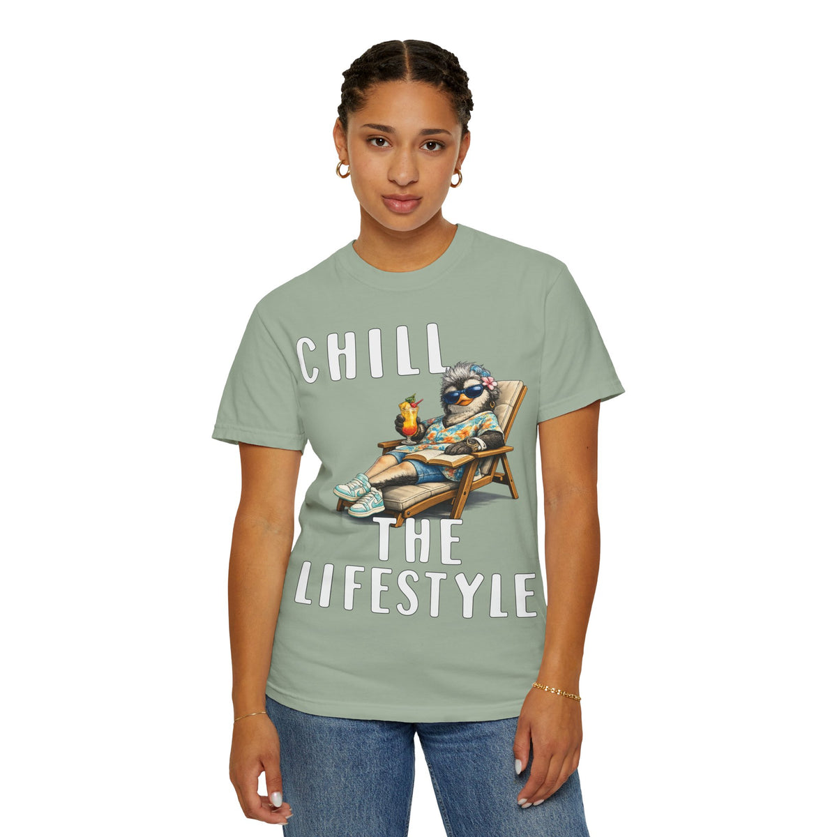 Chill The Lifestyle Grandma T-shirt - Penguin Series