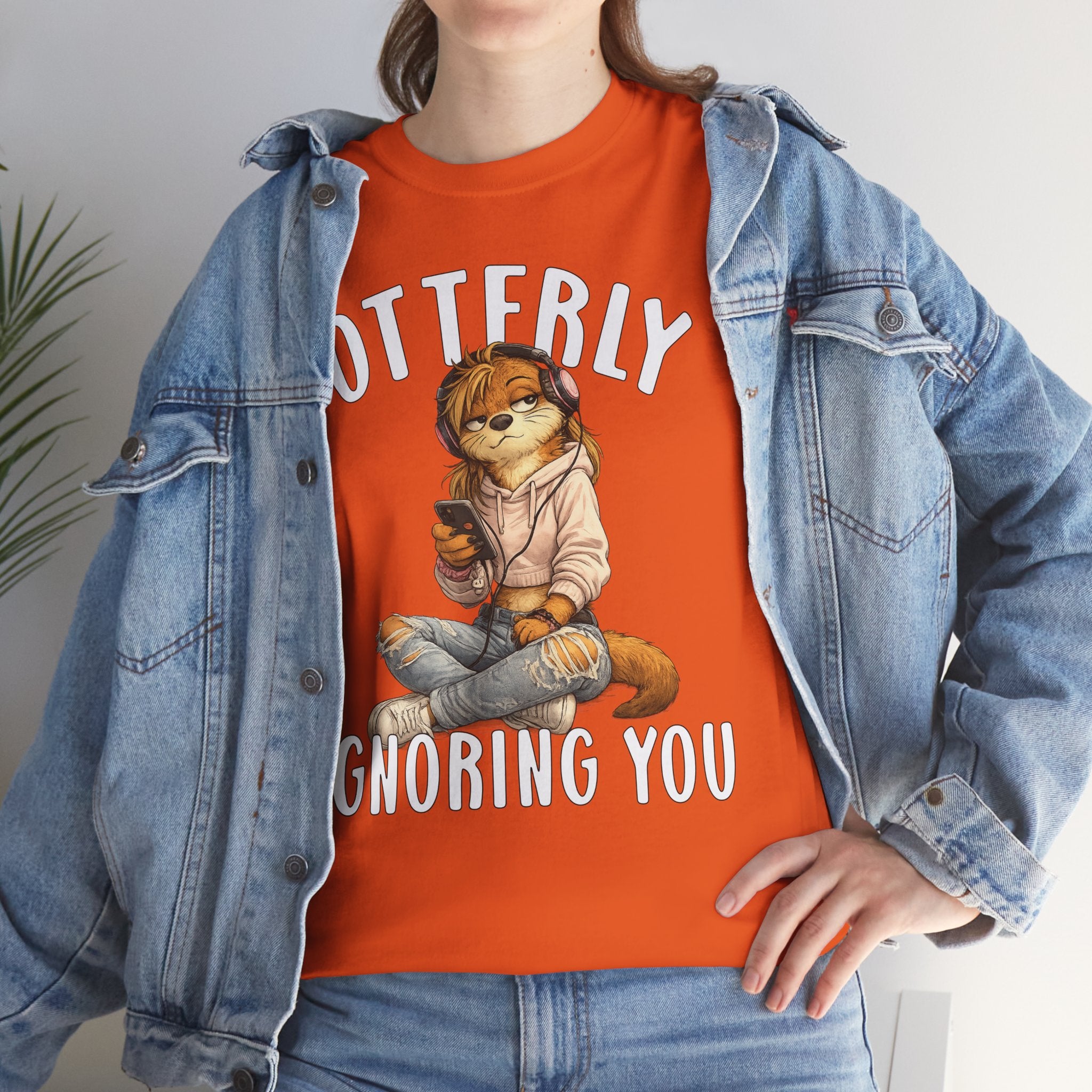 "Otterly Ignoring You" TeenGirl Tee - Otter Series