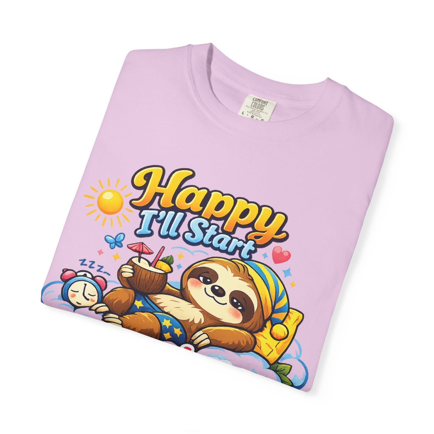 Sunday - Procrastination Sloth Series T-shirt