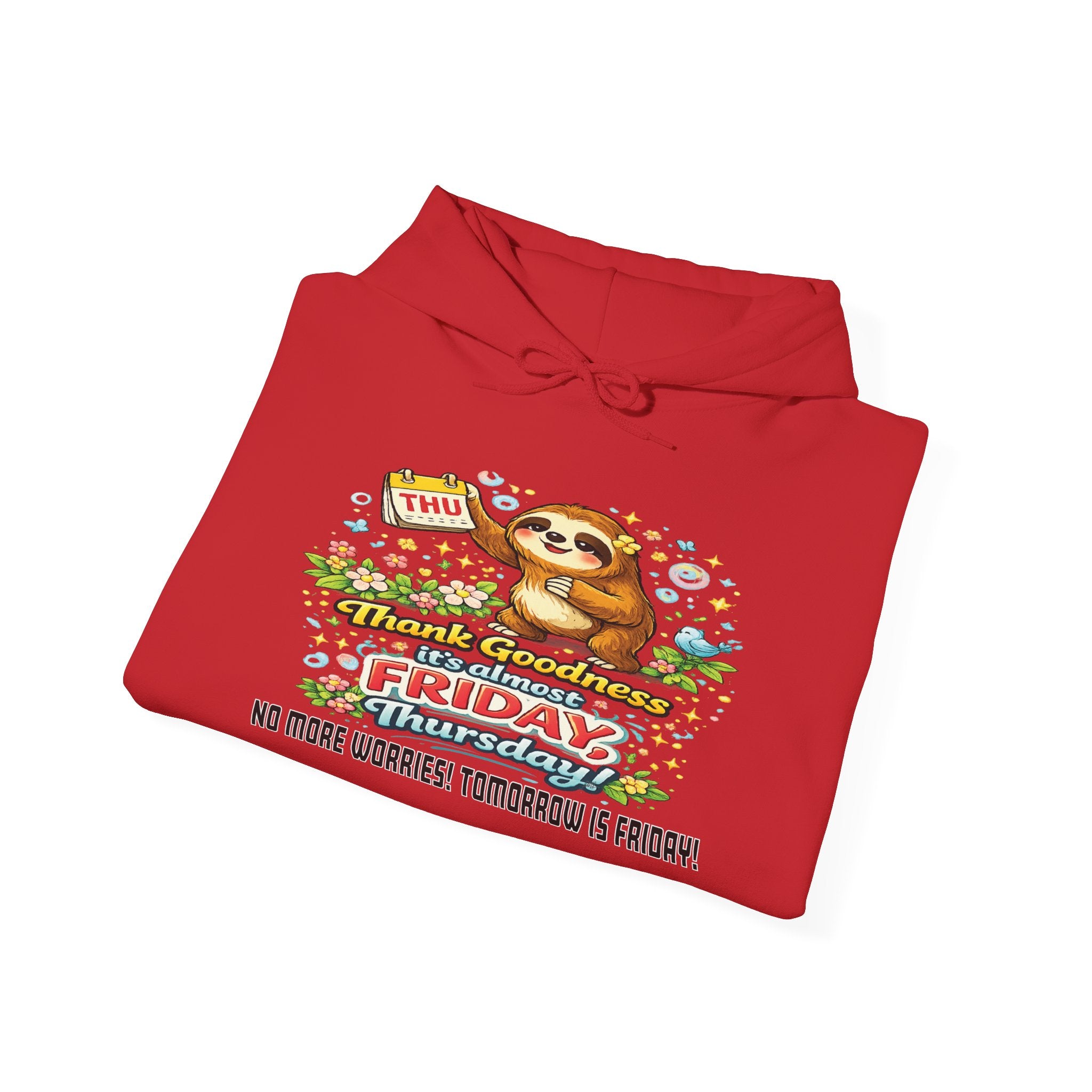 Thursday - Procrastination Sloth Series Hoodie