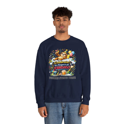 Friday - Procrastination Sloth Series Sweatshirt