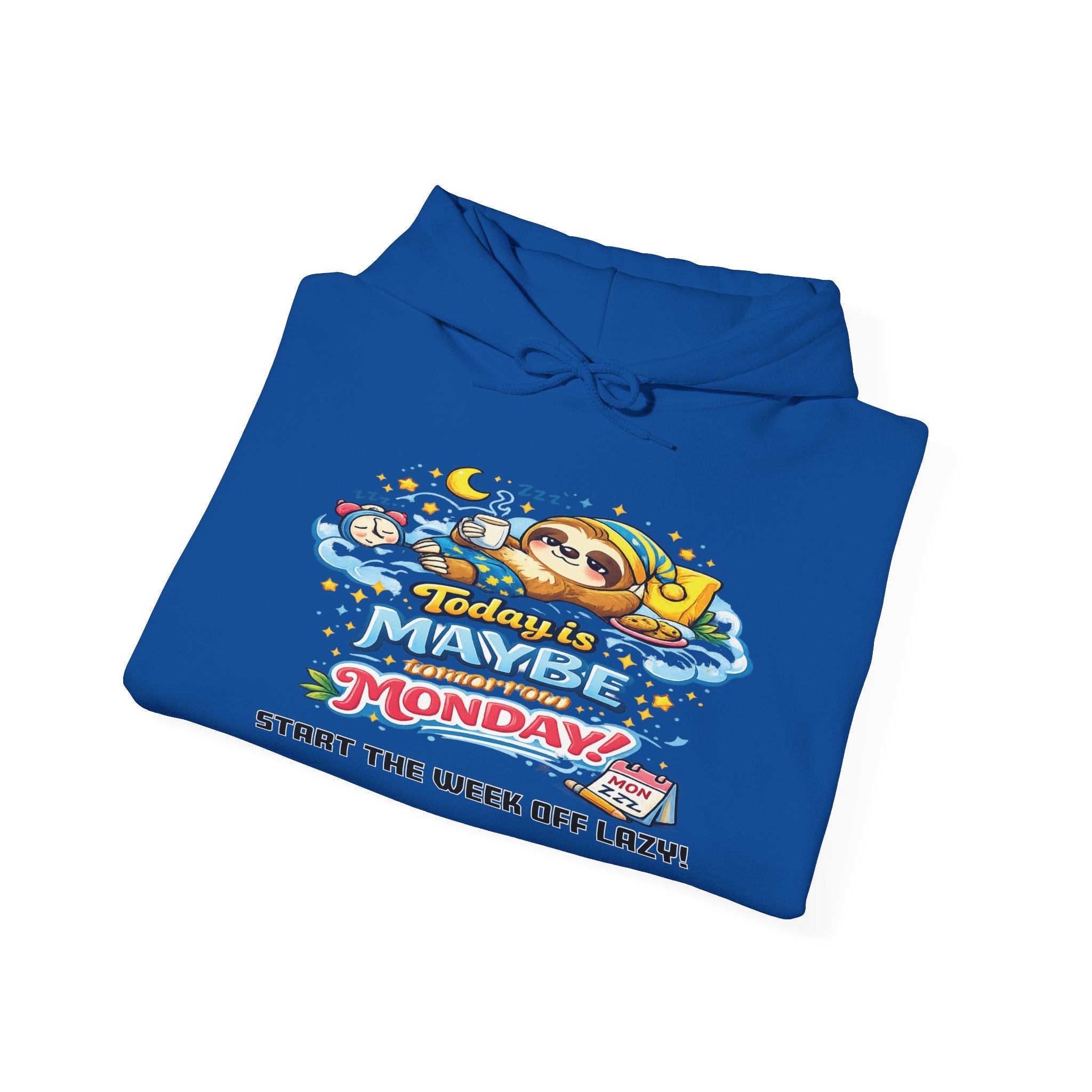 Monday - Procrastination Sloth Series Hoodie