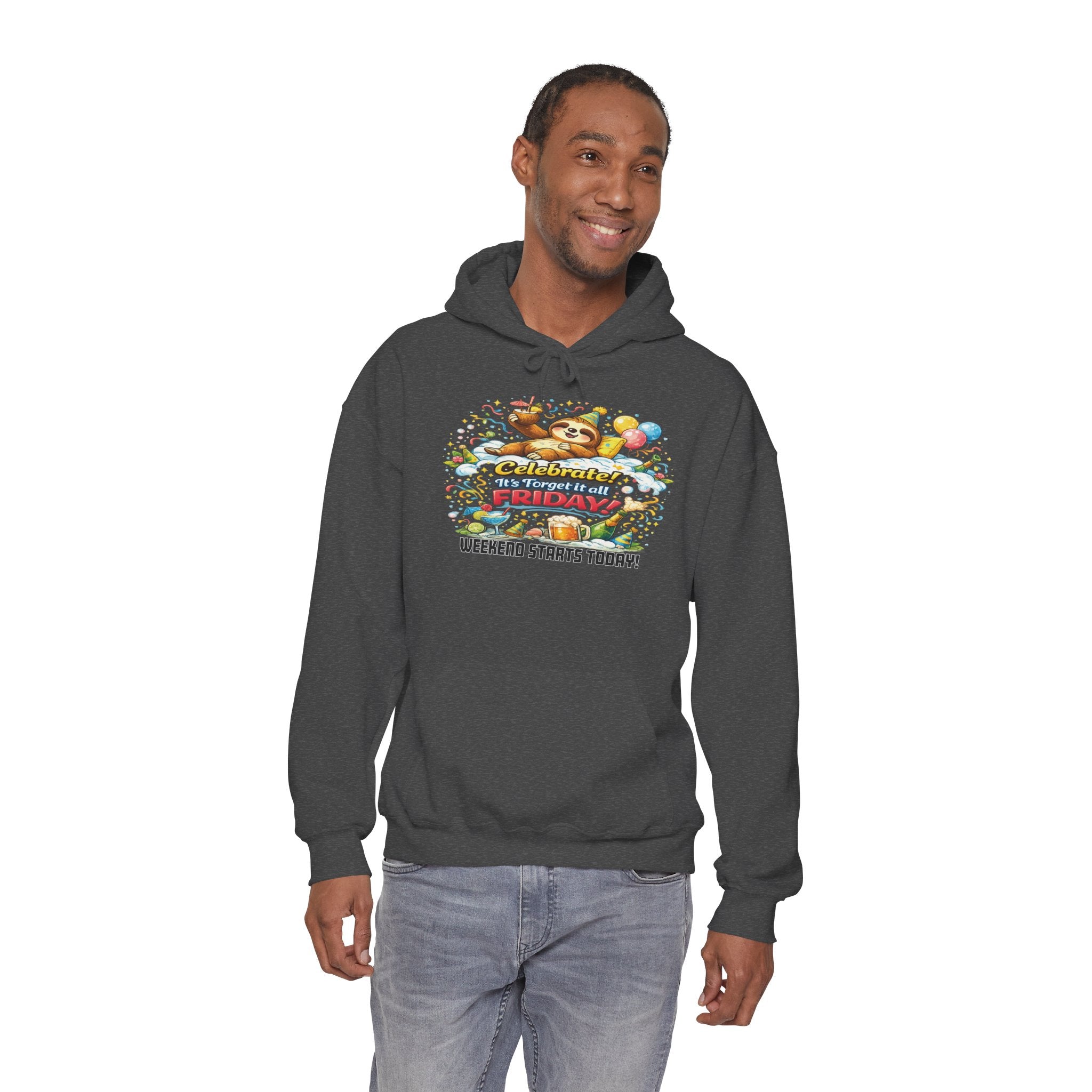 Friday - Procrastination Sloth Series Hoodie