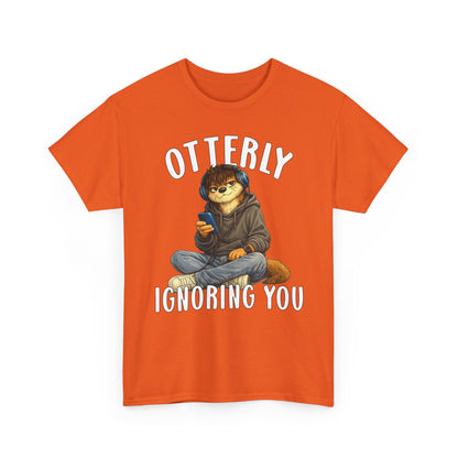 "Otterly Ignoring You" Teen Boy Tee - Otter Series