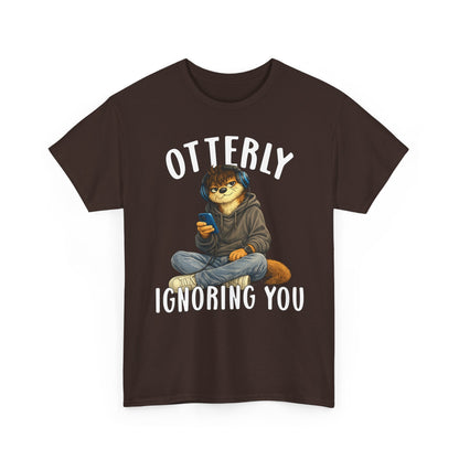 "Otterly Ignoring You" Teen Boy Tee - Otter Series