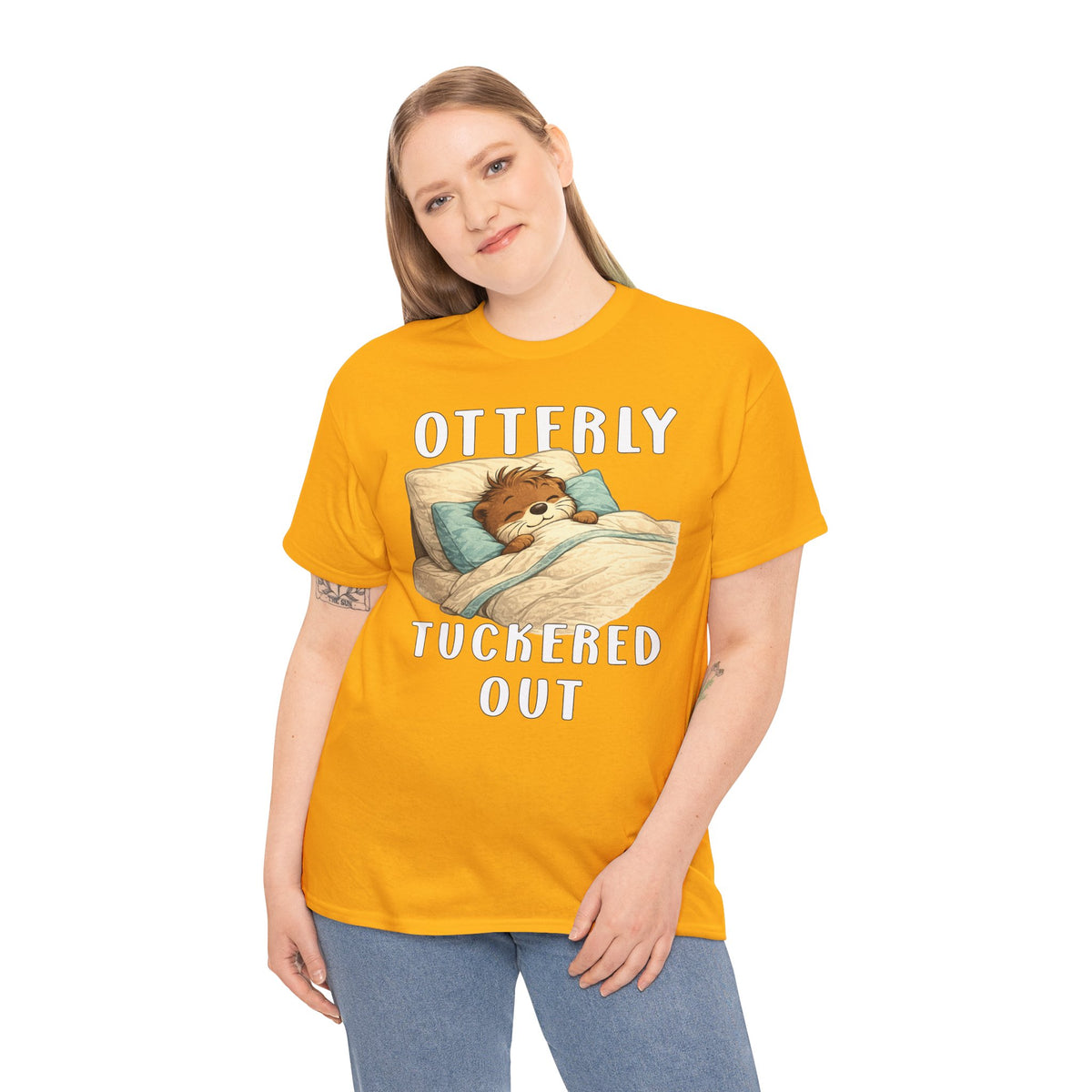 "Otterly Tuckered Out" Tee - Otter Series