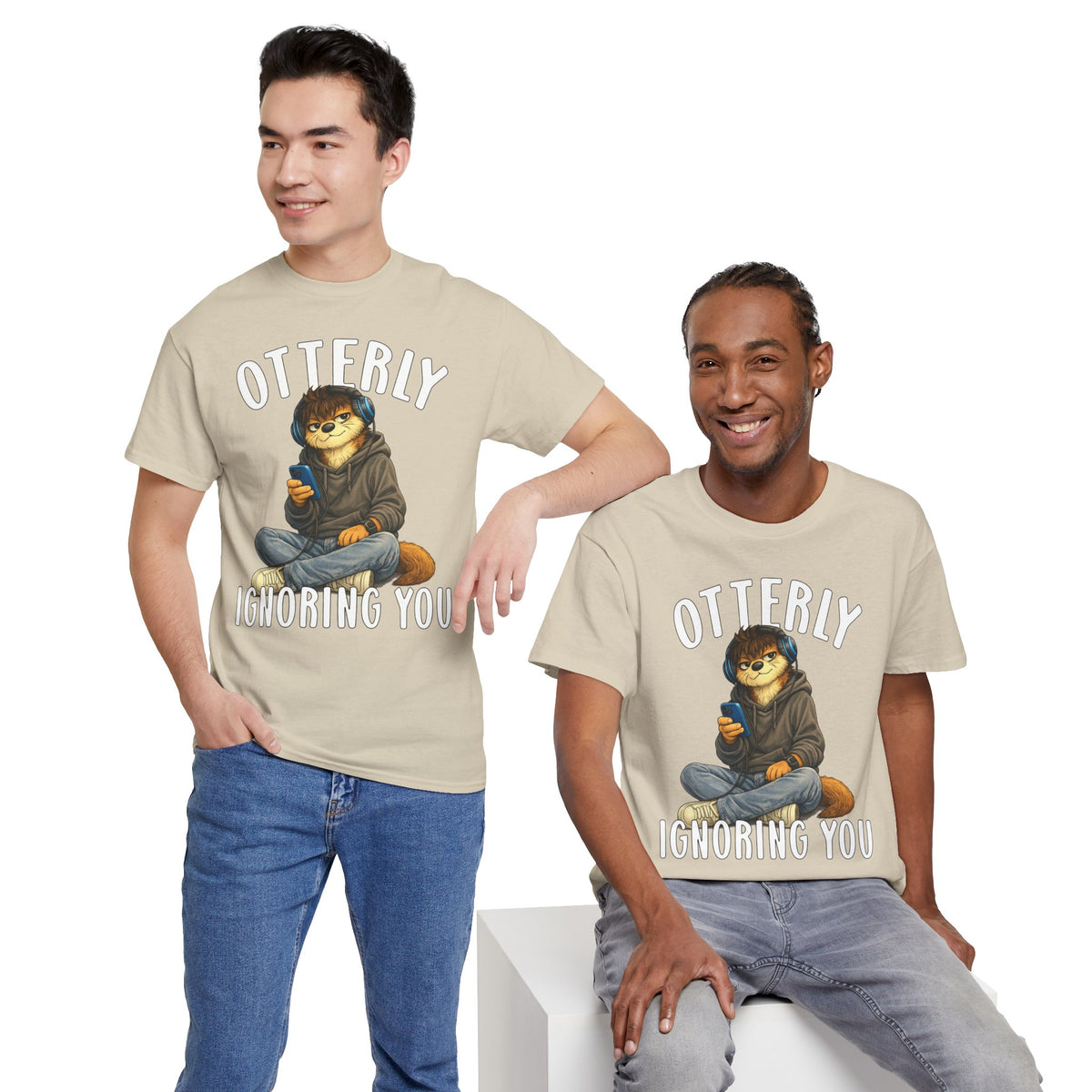 "Otterly Ignoring You" Teen Boy Tee - Otter Series