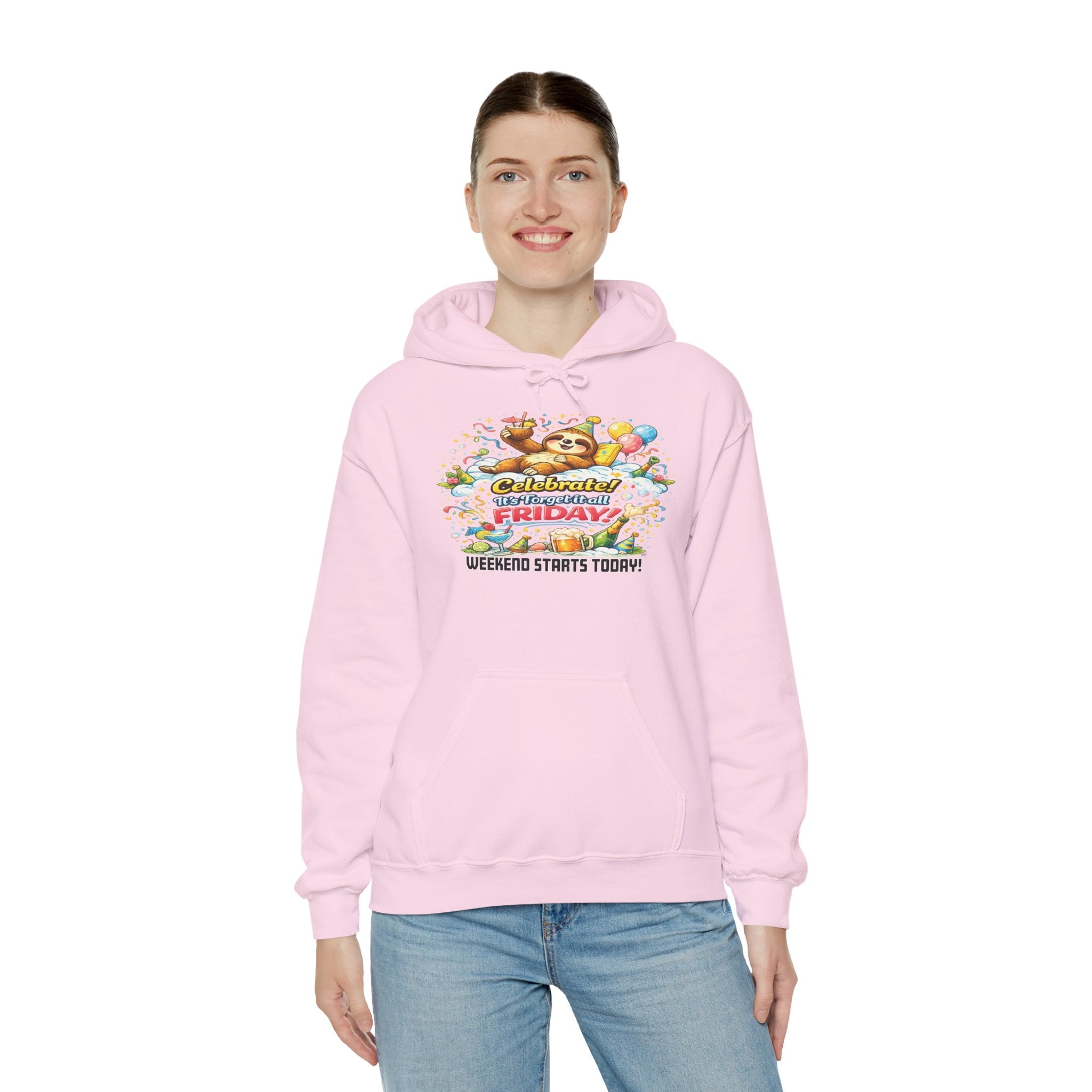 Friday - Procrastination Sloth Series Hoodie