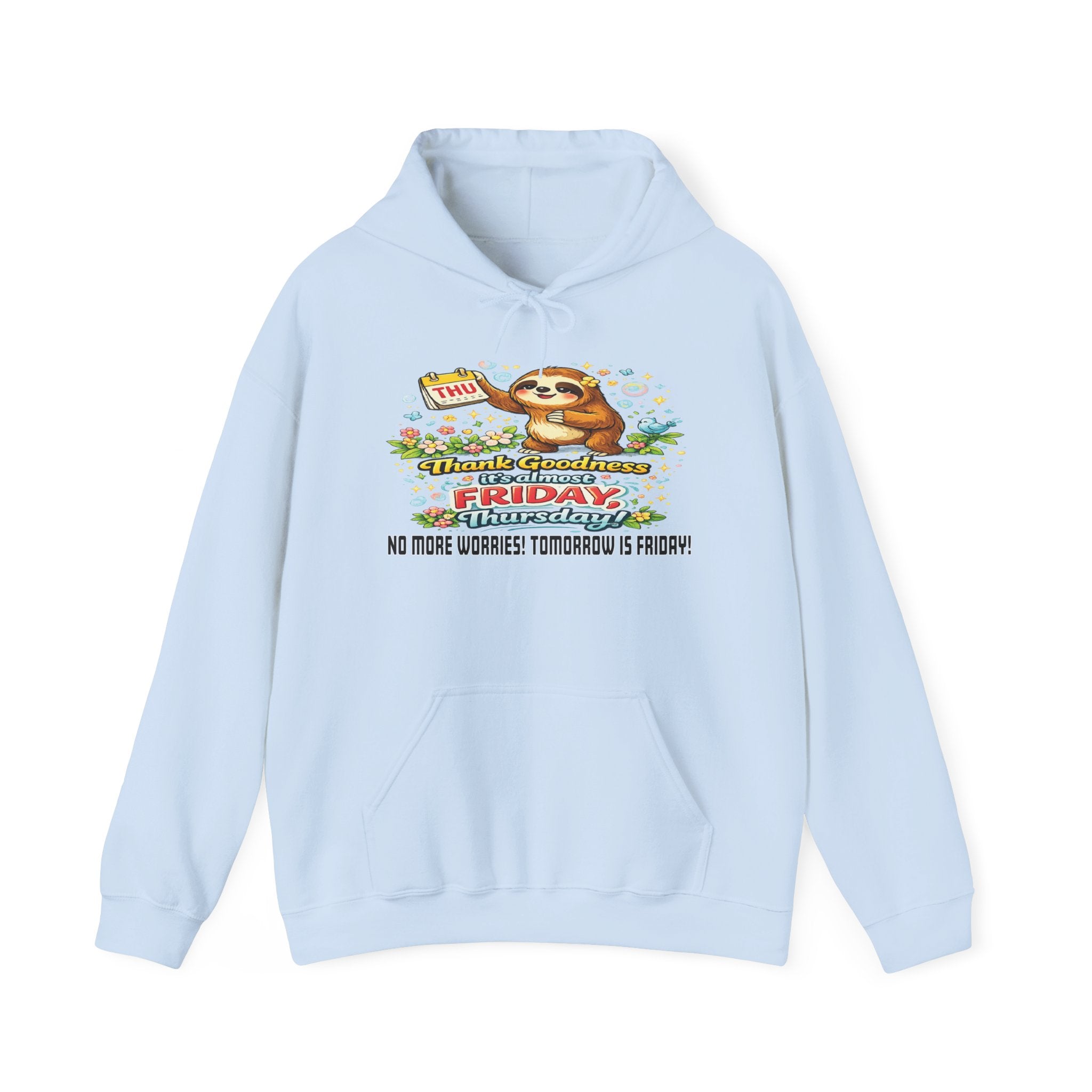 Thursday - Procrastination Sloth Series Hoodie