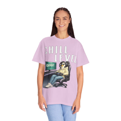 Chill Level Expert Girl T-shirt - Penguin Series