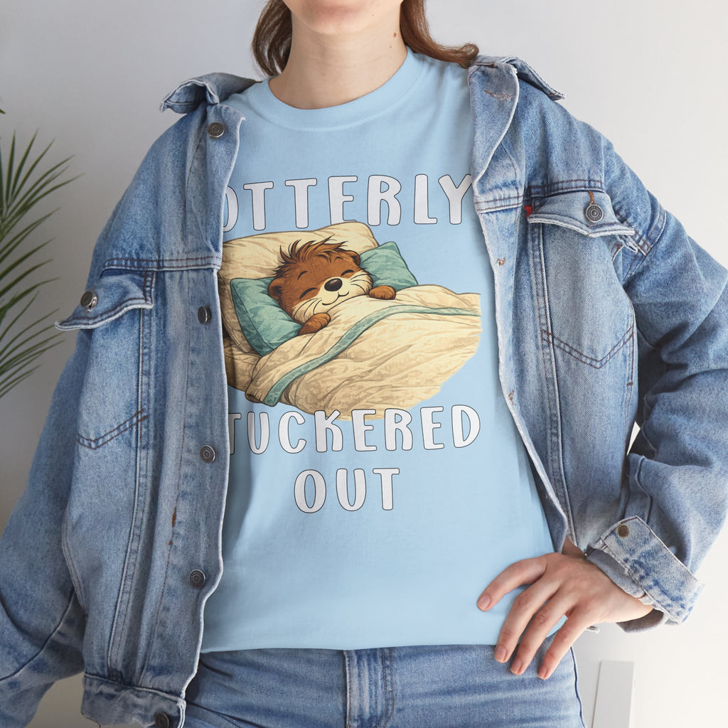 "Otterly Tuckered Out" Tee - Otter Series