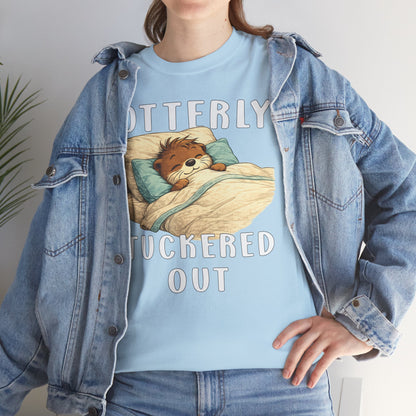 "Otterly Tuckered Out" Tee - Otter Series