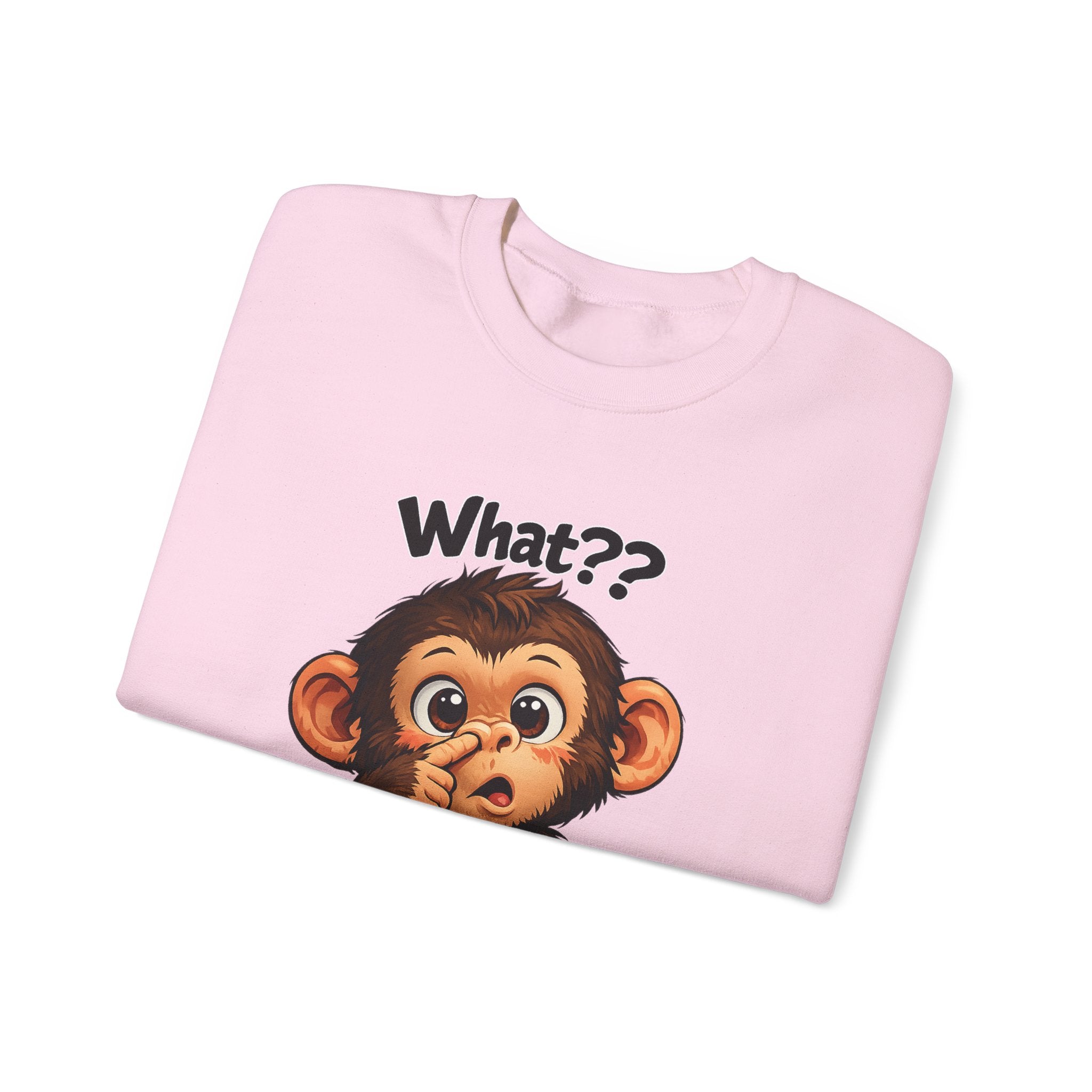 Monkey Says "What?" Sweatshirt