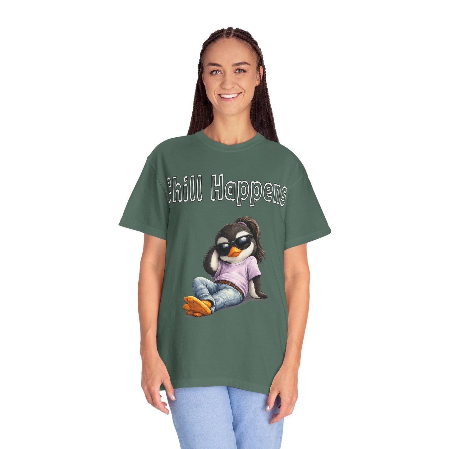 "Chill Happens" T-shirt Penguin Series