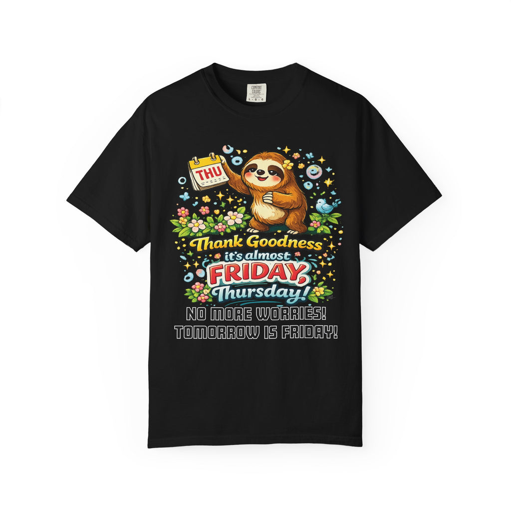 Thursday - Procrastination Sloth Series T-shirt