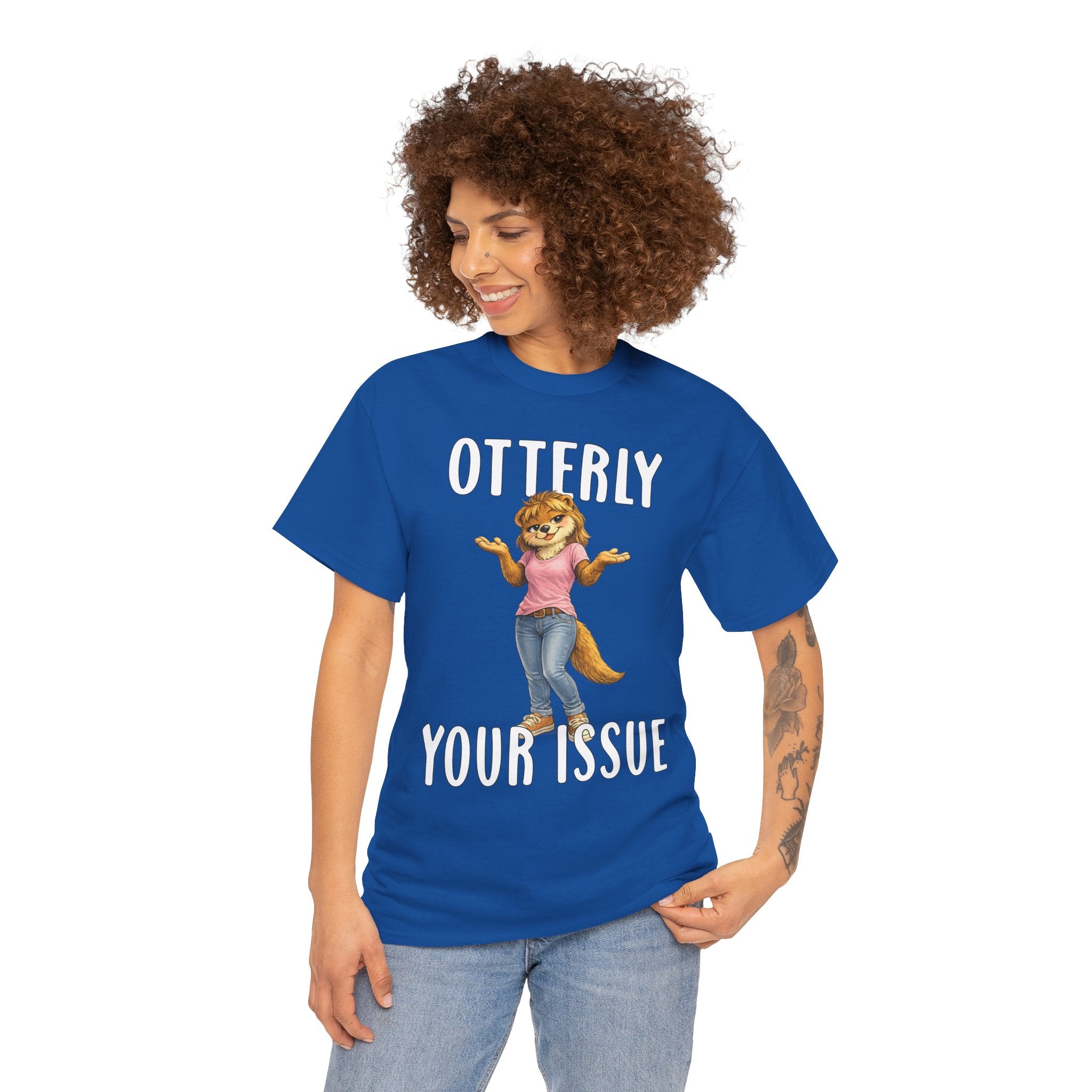"Otterly Your Issue" Girl Tee - Otter Series