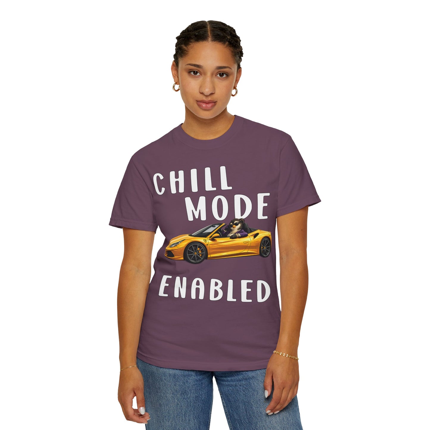 Chill Mode Enabled Girl T-shirt - Penguin Series