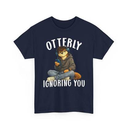 "Otterly Ignoring You" Teen Boy Tee - Otter Series