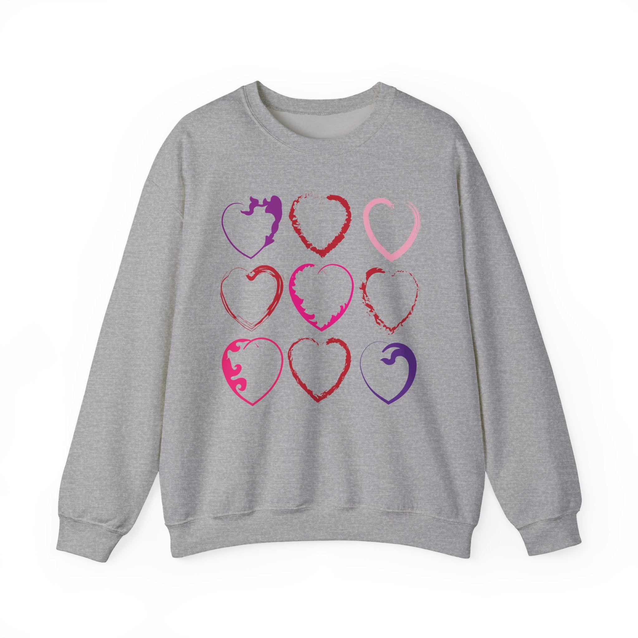Nine Hearts Valentine's Day Sweatshirt