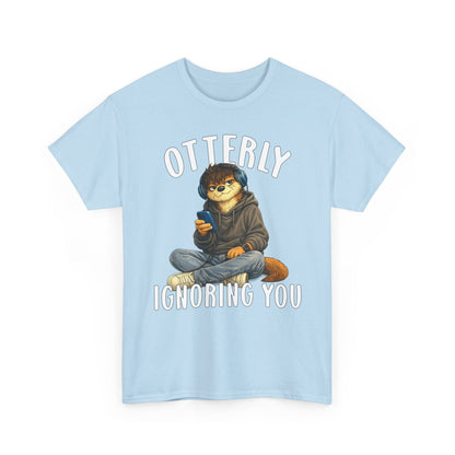 "Otterly Ignoring You" Teen Boy Tee - Otter Series