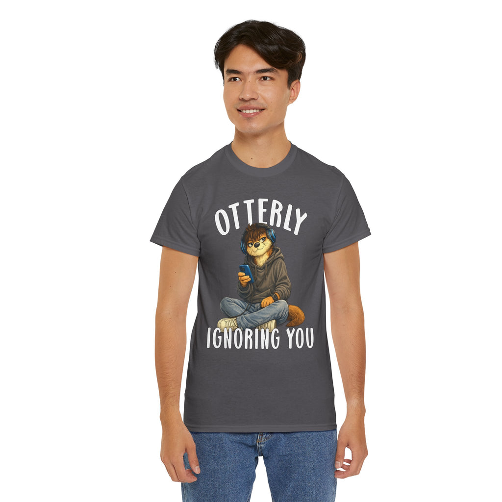 "Otterly Ignoring You" Teen Boy Tee - Otter Series