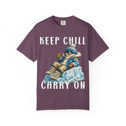 Keep Chill Carry On Boy T-shirt - Penguin Series