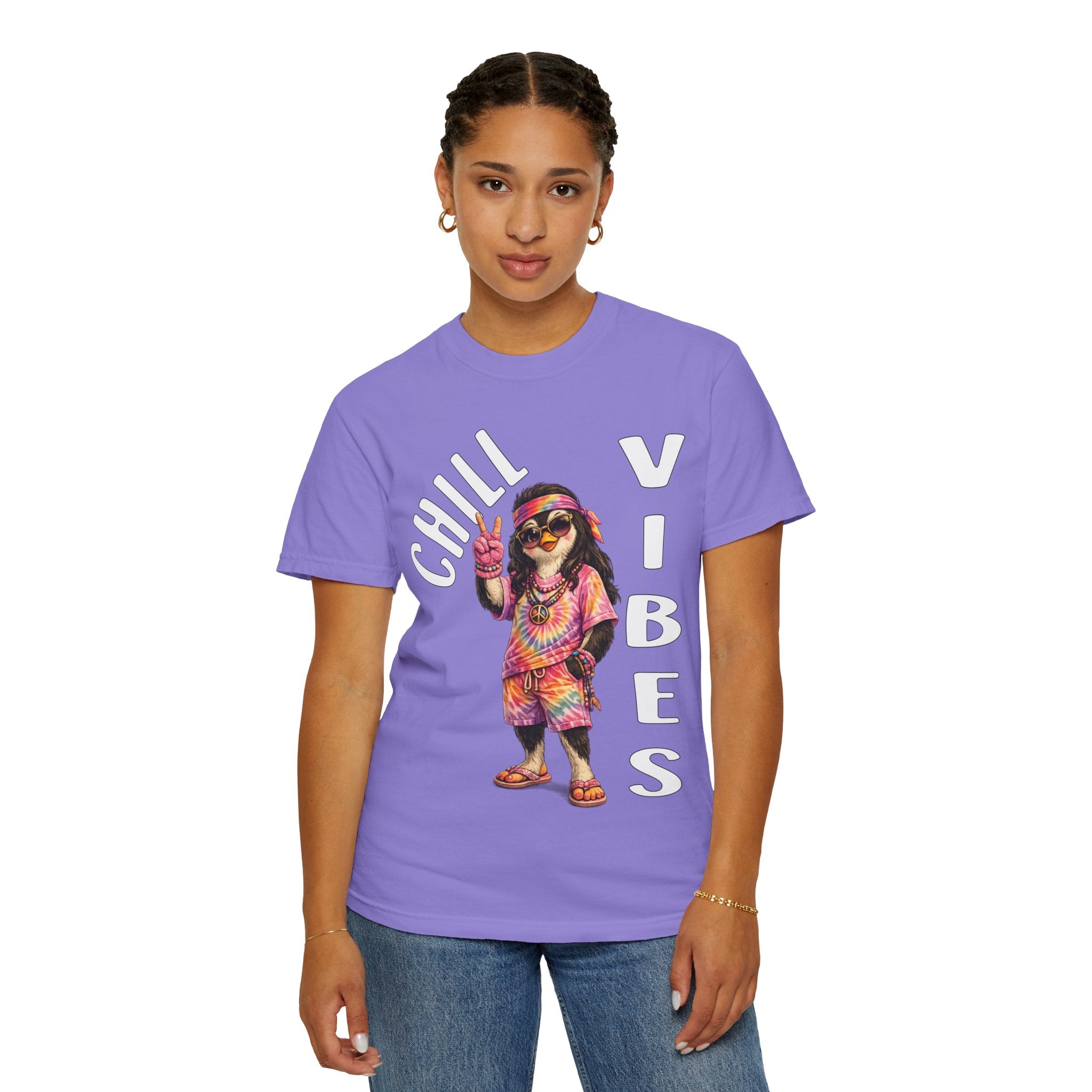 Chill Vibes Girl T-shirt - Penguin Series