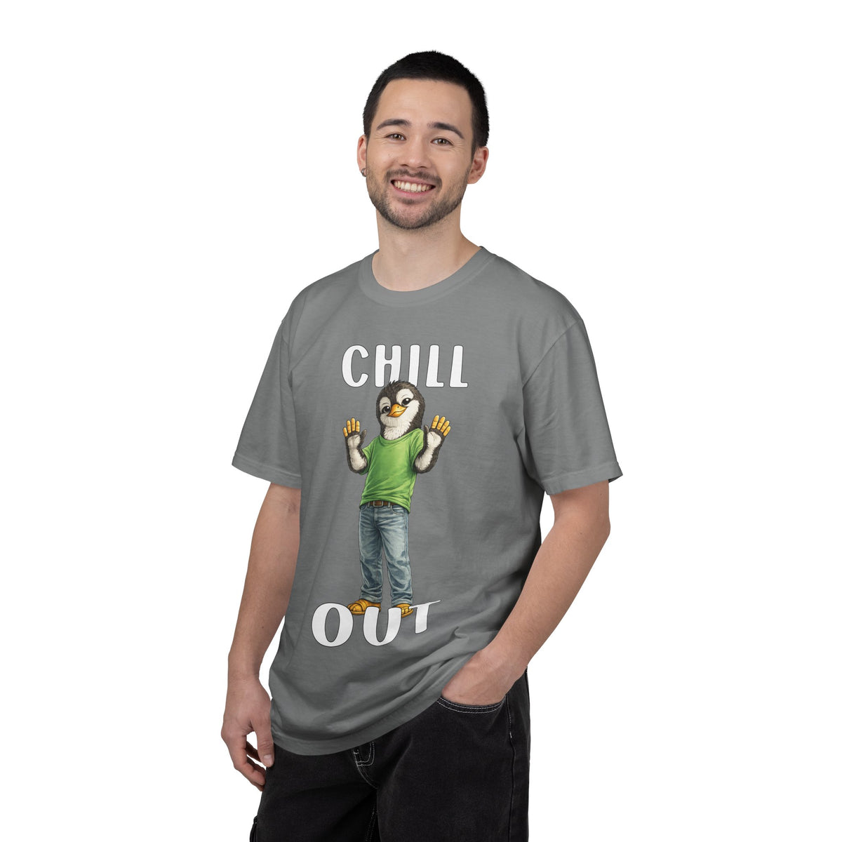Chill Out Boy T-shirt - Penguin Series