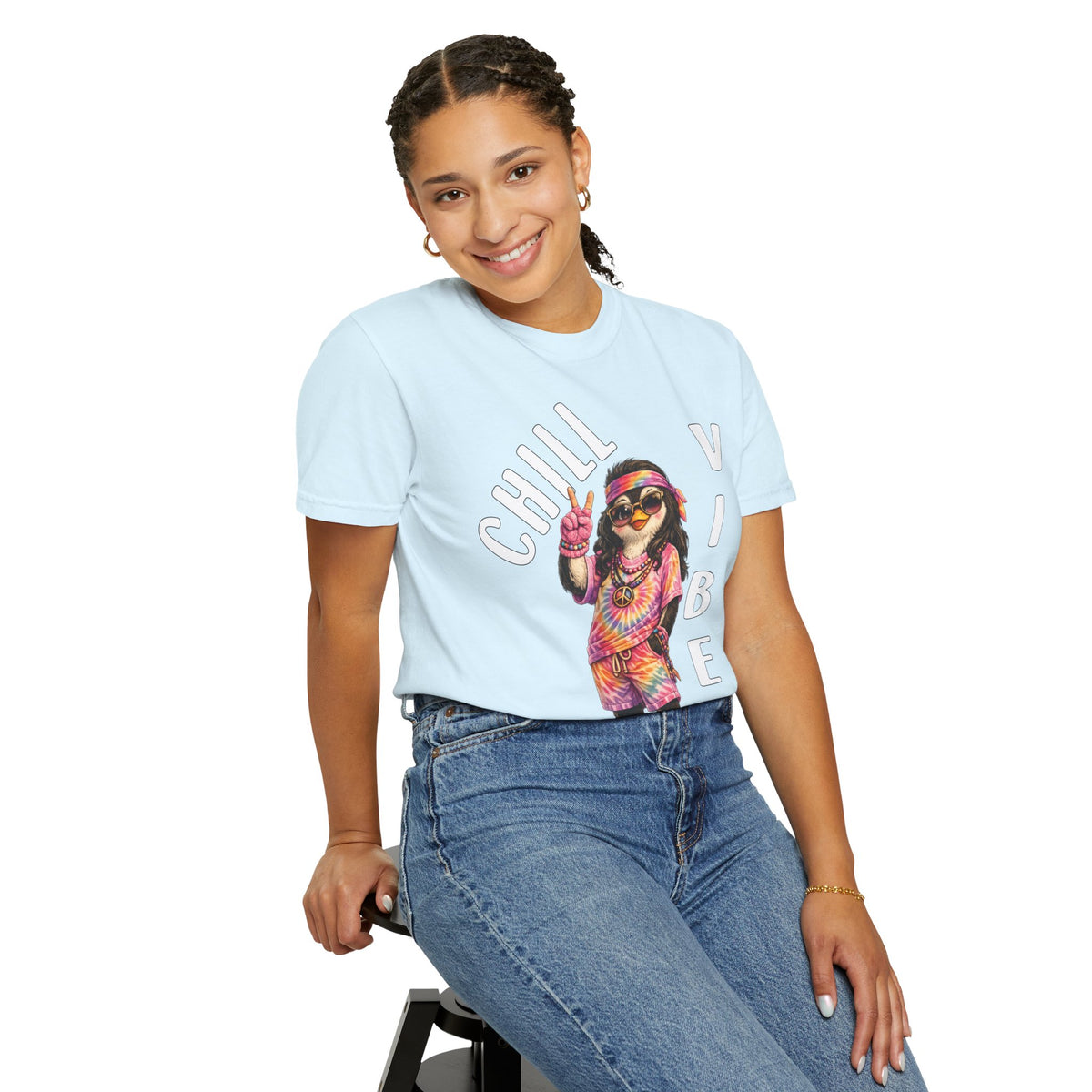 Chill Vibes Girl T-shirt - Penguin Series