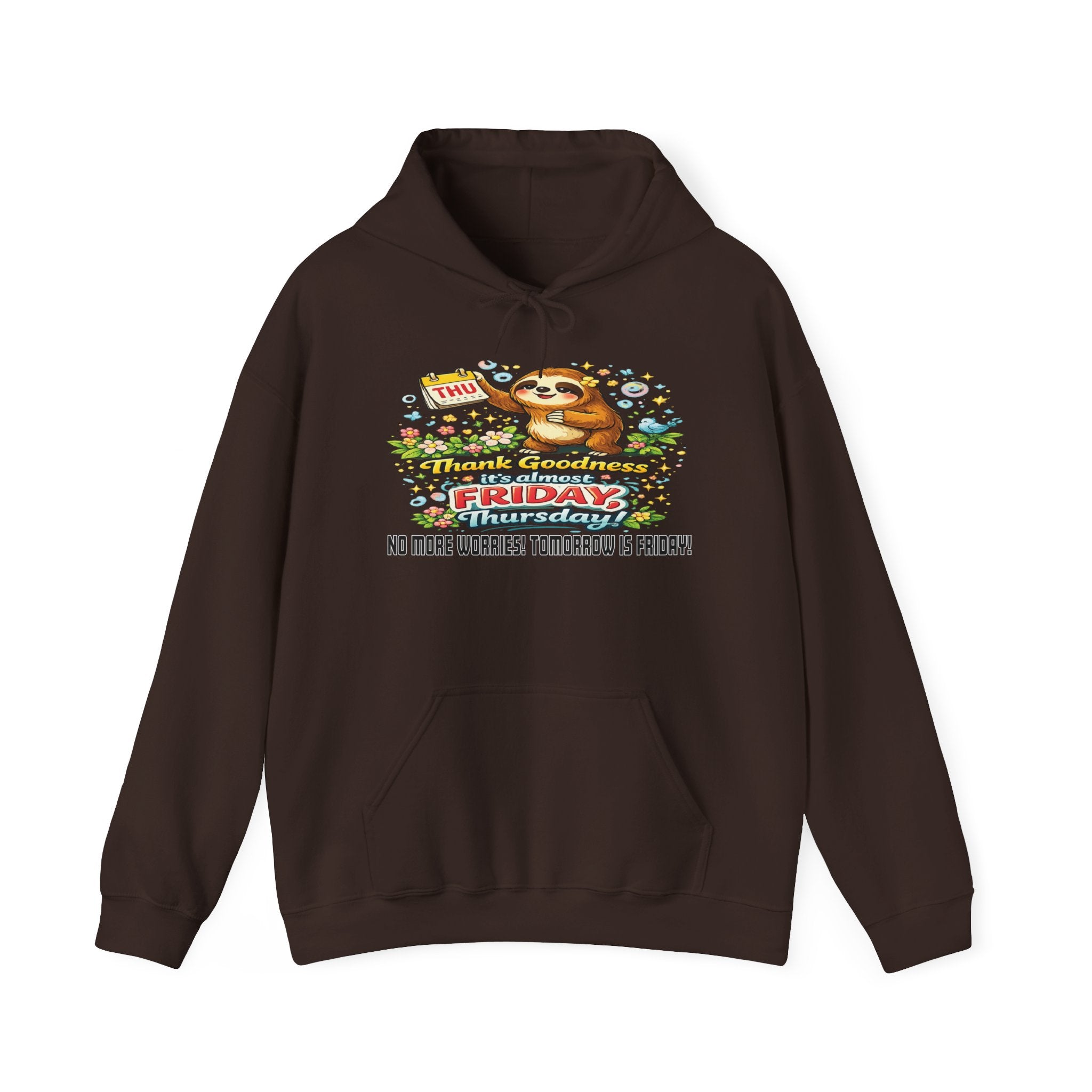 Thursday - Procrastination Sloth Series Hoodie