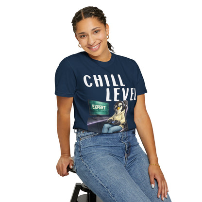 Chill Level Expert Girl T-shirt - Penguin Series