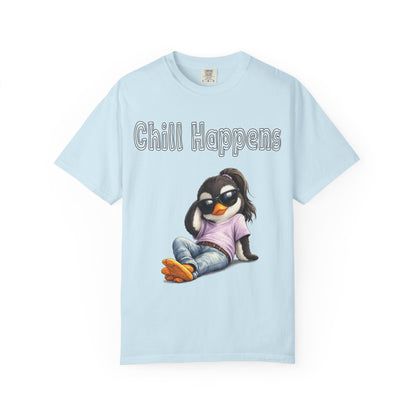 "Chill Happens" T-shirt Penguin Series