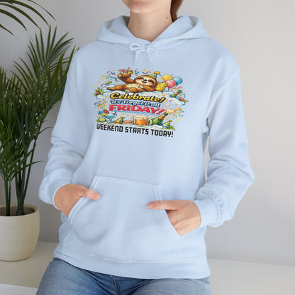 Friday - Procrastination Sloth Series Hoodie