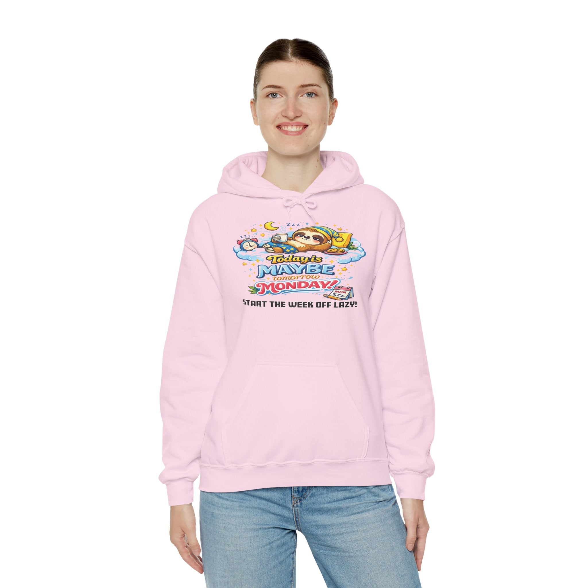 Monday - Procrastination Sloth Series Hoodie