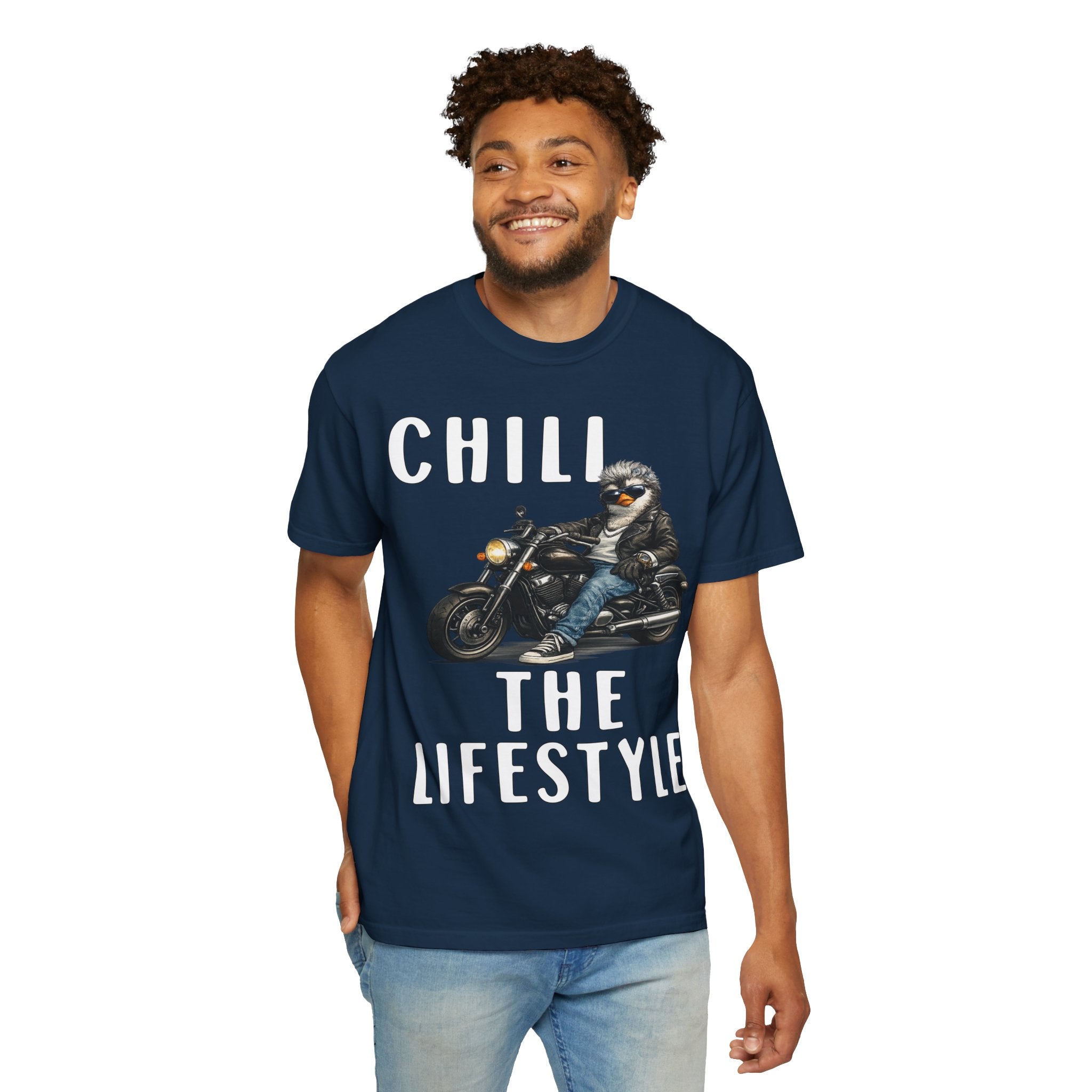 Chill The Lifestyle Grandpa T-shirt -  Penguin Series