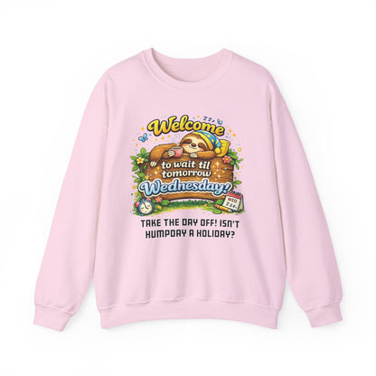 Wednesday - Procrastination Sloth Series Sweatshirt