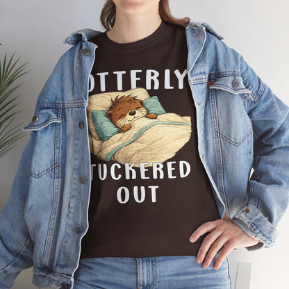 "Otterly Tuckered Out" Tee - Otter Series