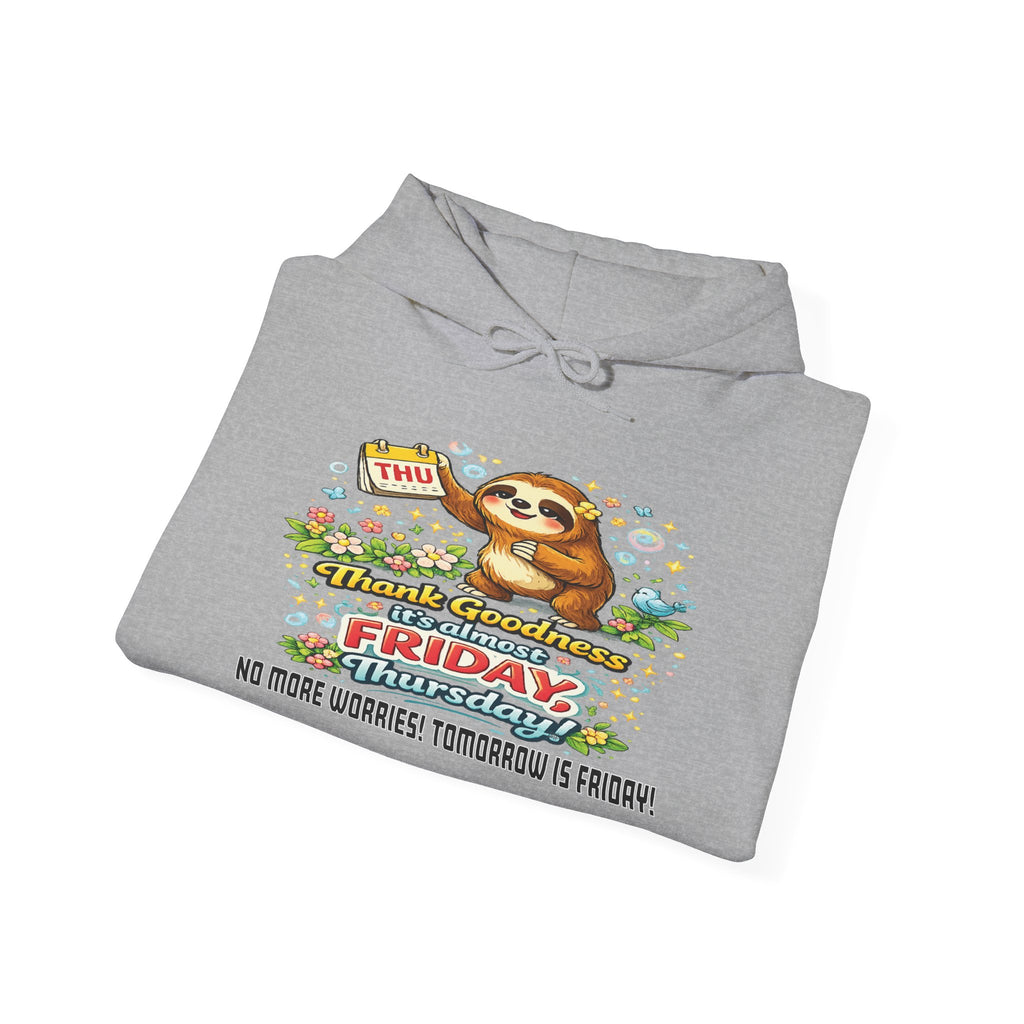 Thursday - Procrastination Sloth Series Hoodie