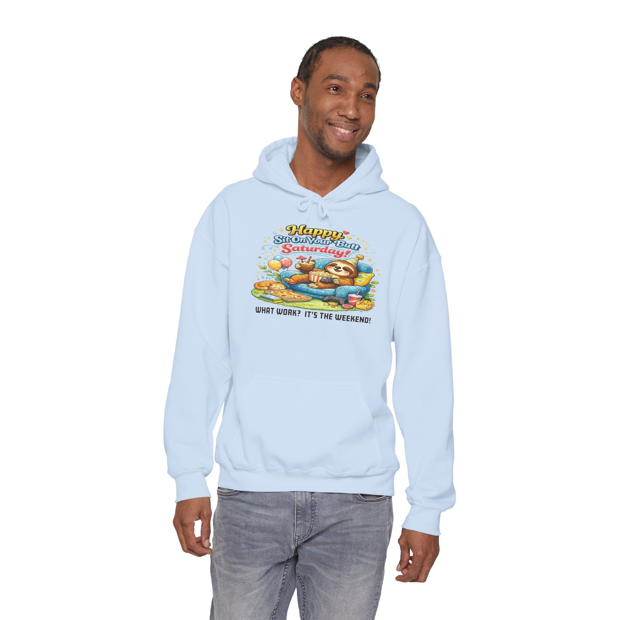 Saturday - Procrastination Sloth Series Hoodie
