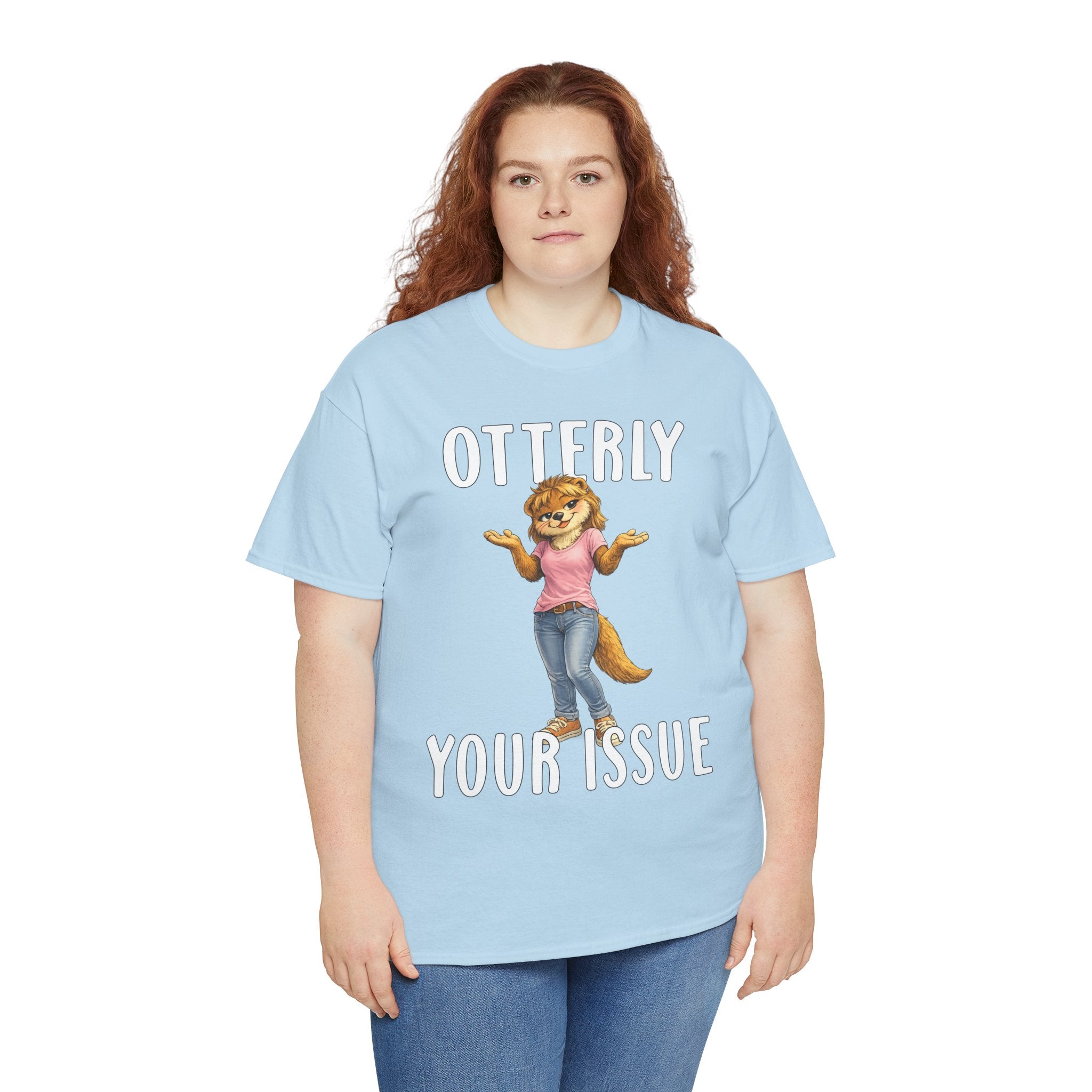 "Otterly Your Issue" Girl Tee - Otter Series