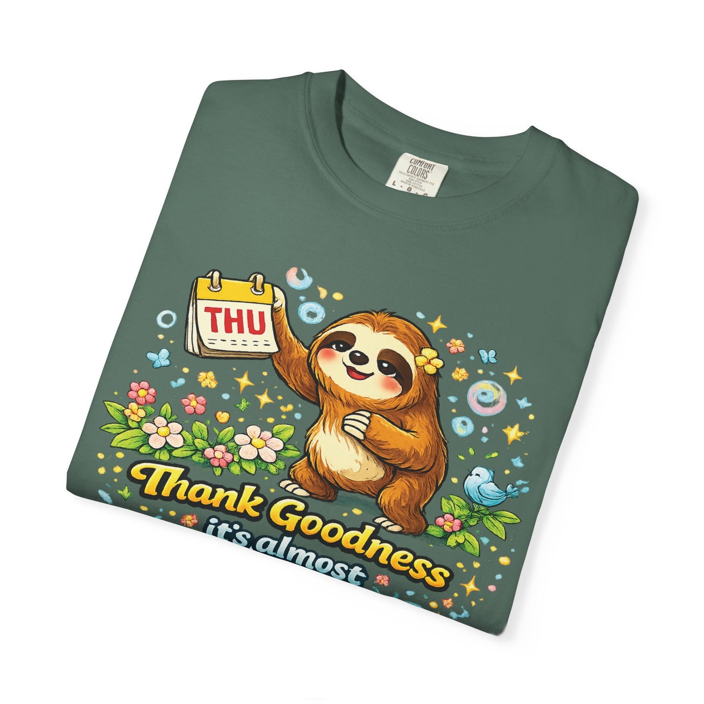 Thursday - Procrastination Sloth Series T-shirt