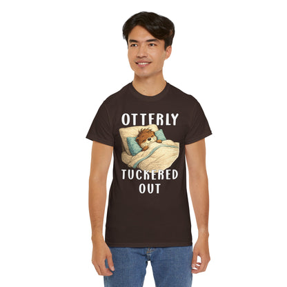 "Otterly Tuckered Out" Tee - Otter Series