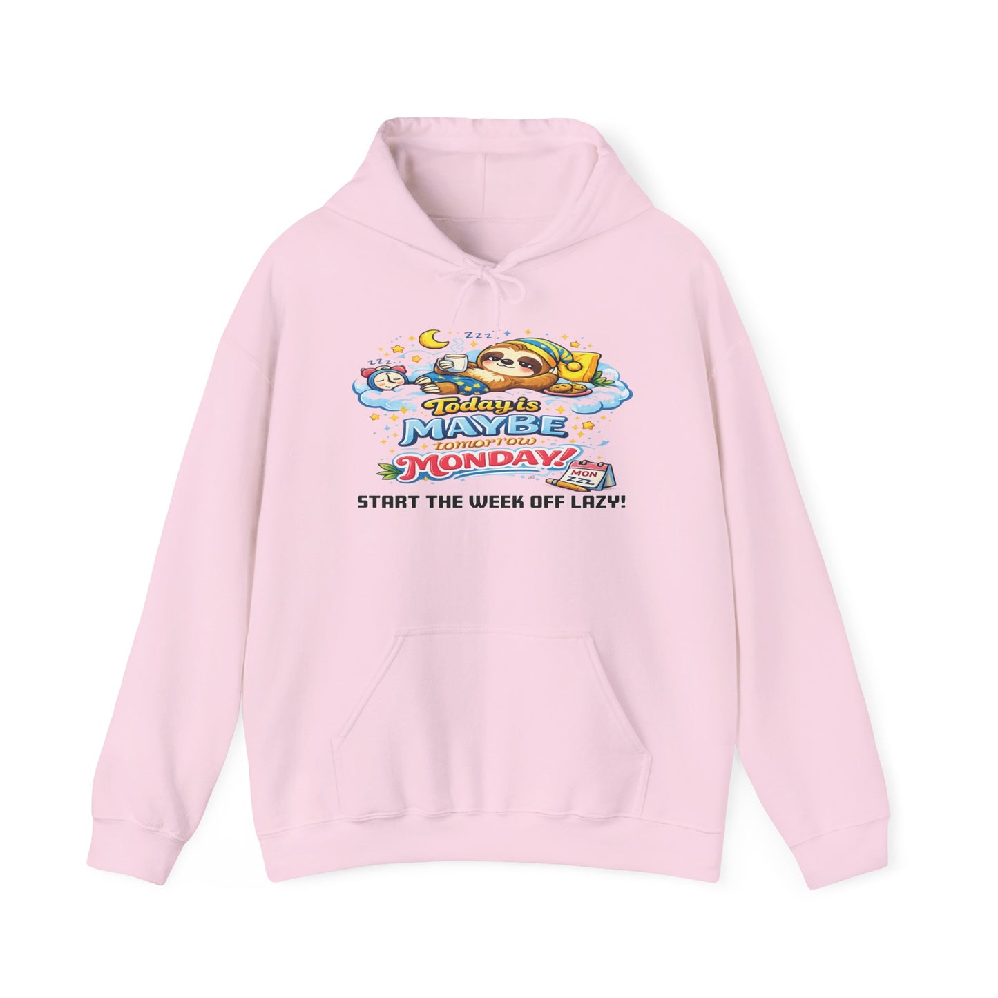 Monday - Procrastination Sloth Series Hoodie