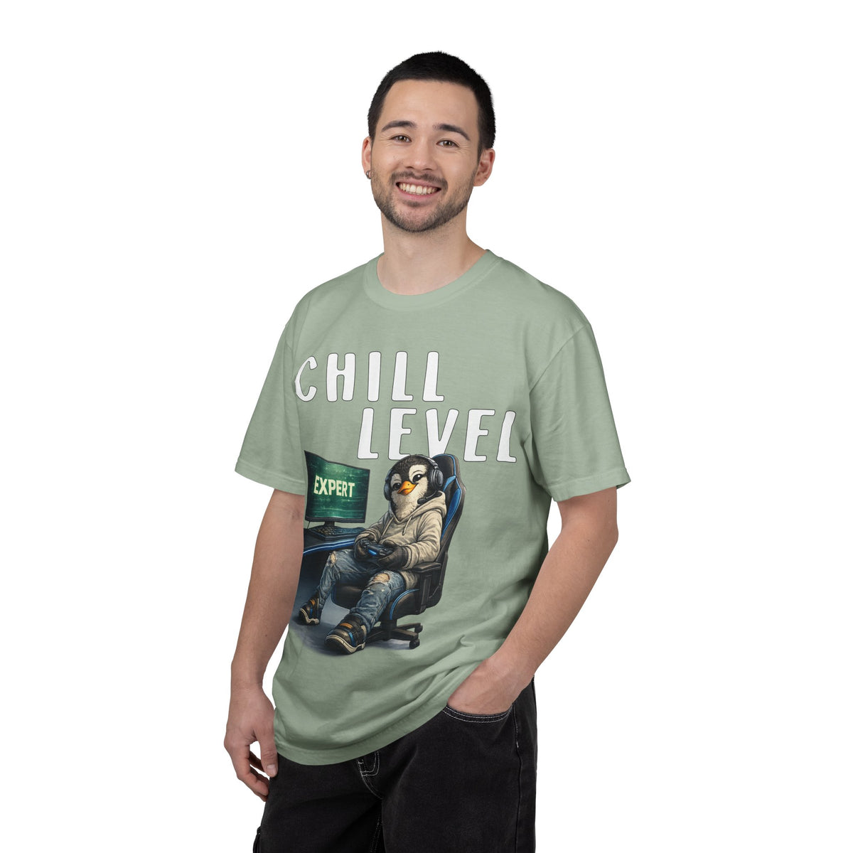 Chill Level Expert Boy T-shirt - Penguin Series