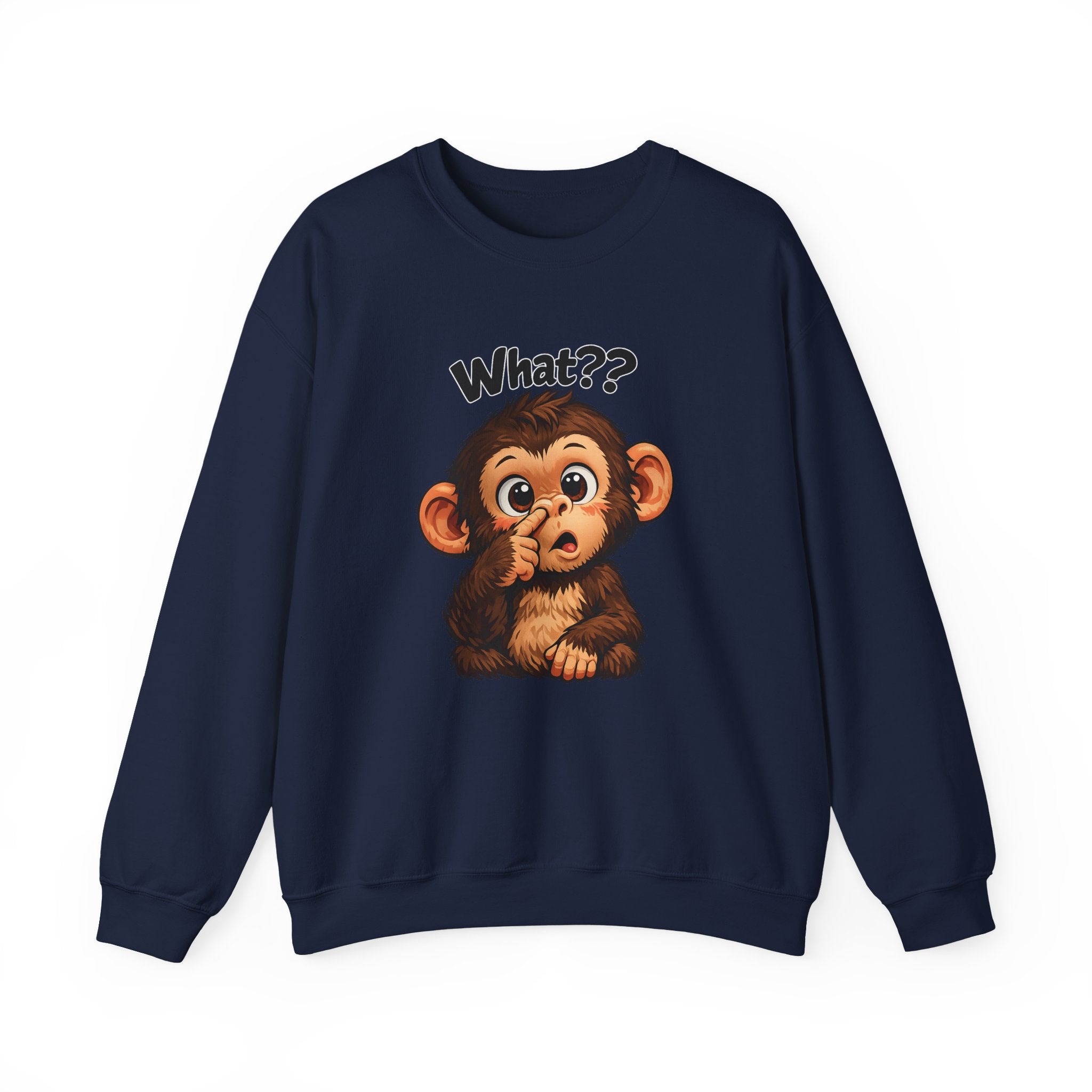 Monkey Says "What?" Sweatshirt