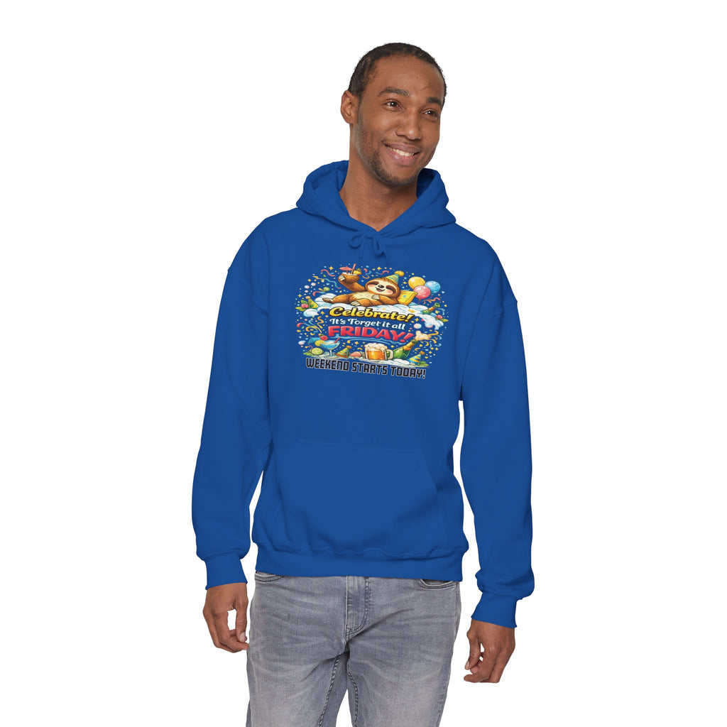 Friday - Procrastination Sloth Series Hoodie