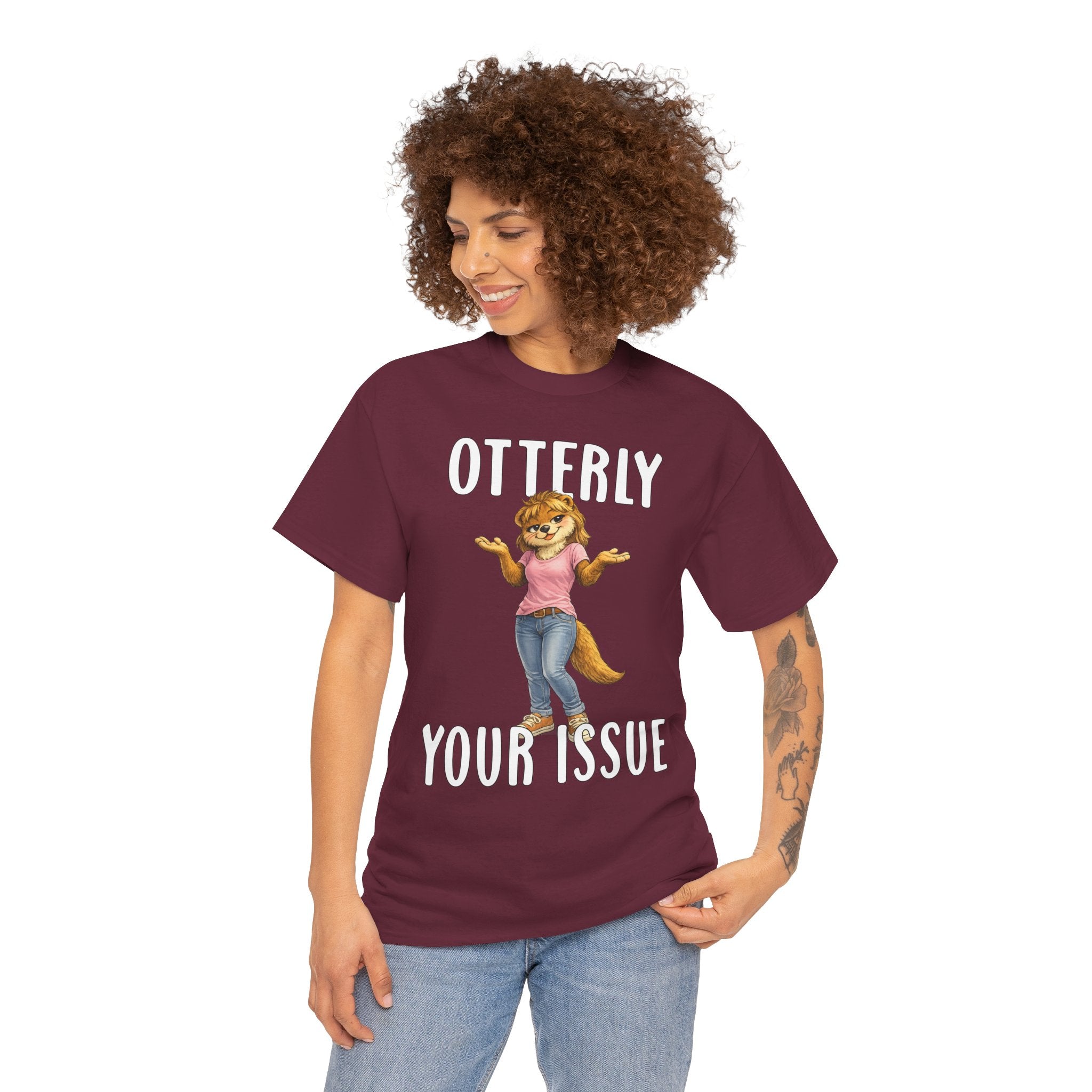 "Otterly Your Issue" Girl Tee - Otter Series